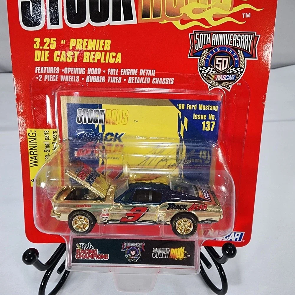 Racing Champions Stock Rods NASCAR '68 Ford Mustang #9 Jeff Burton No. 137 NIP